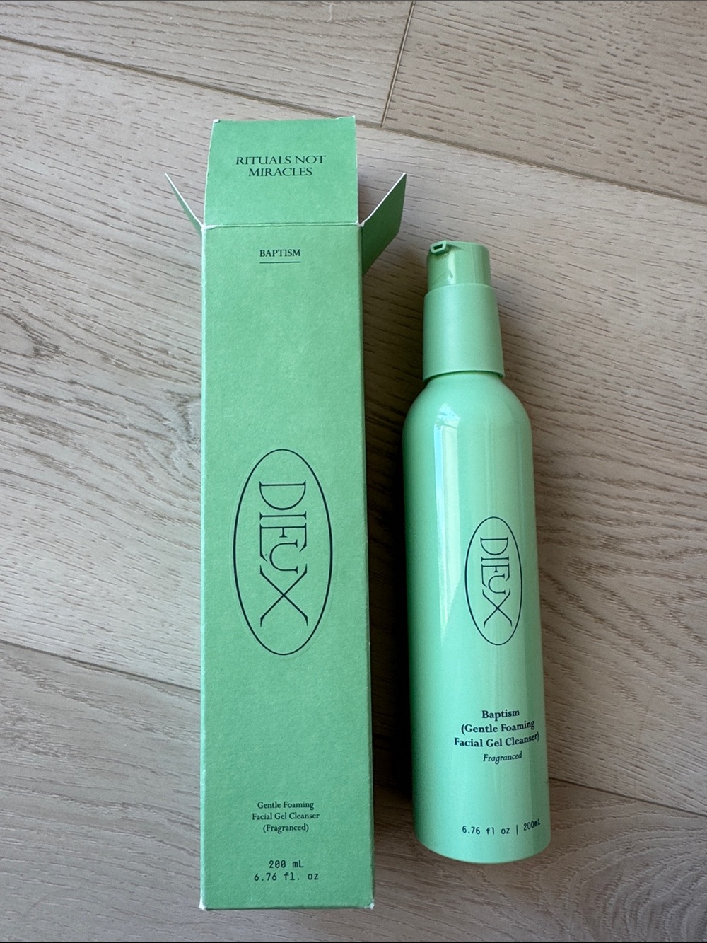 Dieux Baptism Gentle Foaming Facial Gel Cleanser NEW
